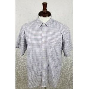 Orvis Men’s Short Sleeve Button Front Shirt L